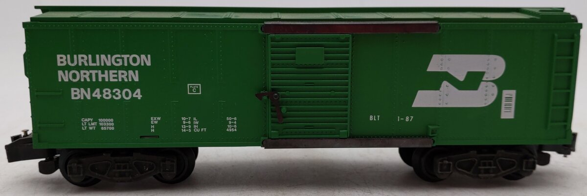 American Flyer 6-48304 S Gauge Burlington Northern Boxcar #48304 VG/Box