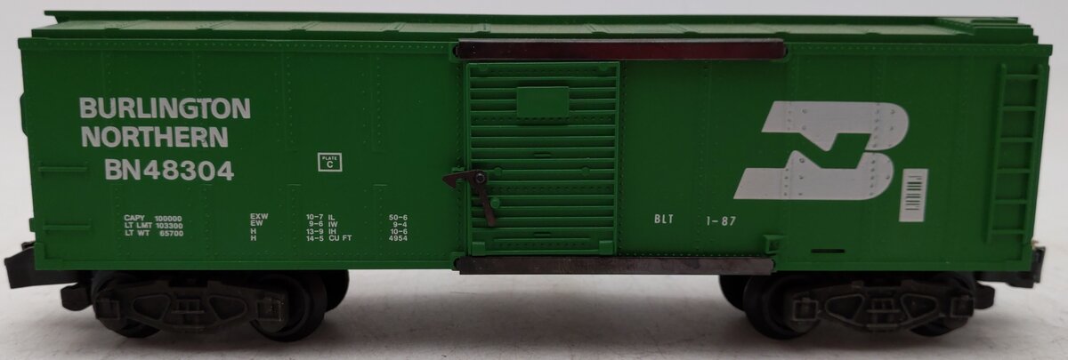 American Flyer 6-48304 S Gauge Burlington Northern Boxcar #48304 VG/Box