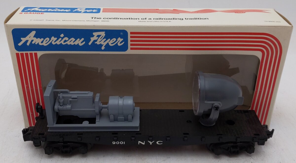 American Flyer 6-49001 S Scale New York Central Searchlight Car EX/Box