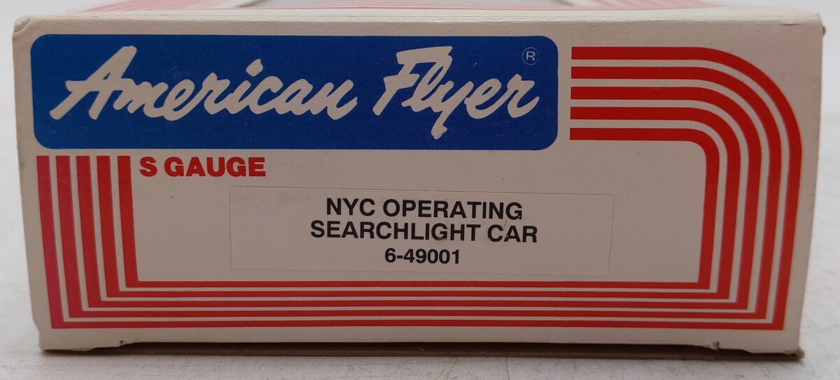American Flyer 6-49001 S Scale New York Central Searchlight Car EX/Box