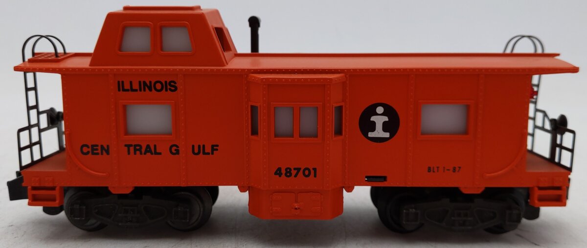 American Flyer 6-48701 S Gauge Illinois Central Gulf Window Caboose #48701 EX/Box