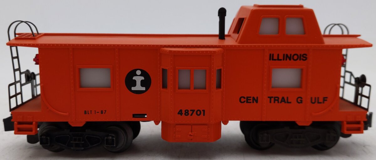 American Flyer 6-48701 S Gauge Illinois Central Gulf Window Caboose #48701 EX/Box
