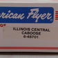 American Flyer 6-48701 S Gauge Illinois Central Gulf Window Caboose #48701 EX/Box