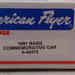 American Flyer 6-48475 S Scale Boraxo NASG Covered Hopper EX/Box