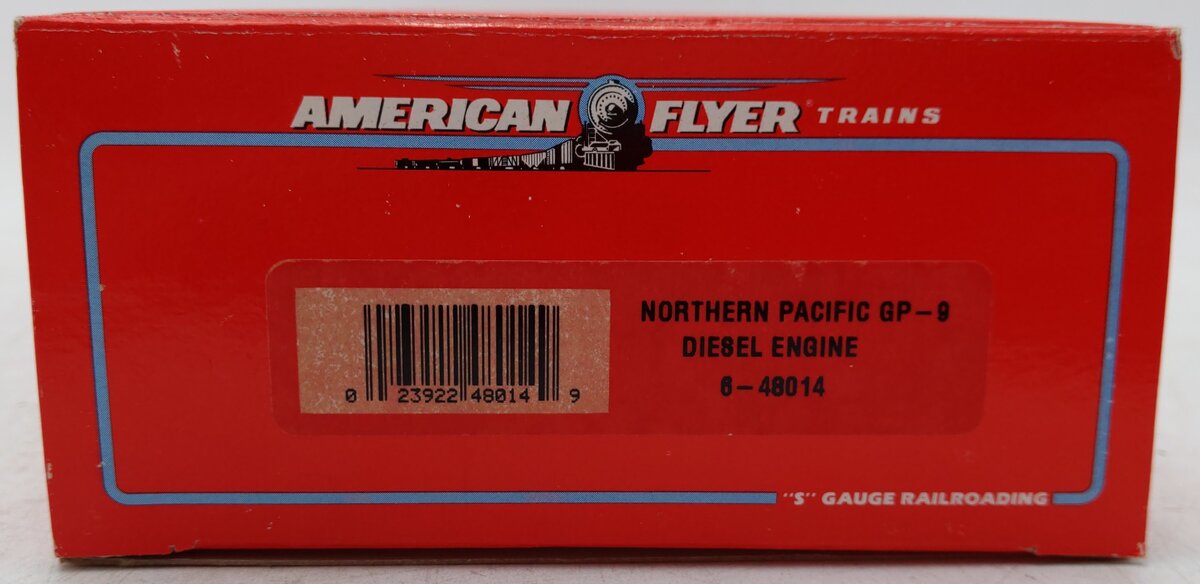 American Flyer 6-48014 S Scale Northern Pacific GP-9 Diesel Locomotive #8014 EX/Box