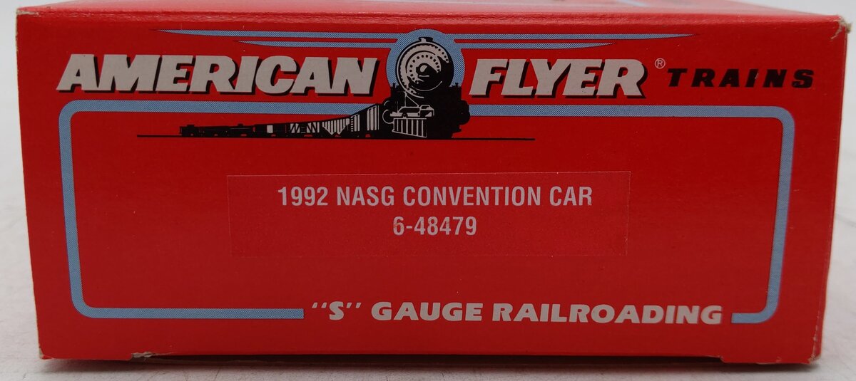 American Flyer 6-48479 S Gauge NASG 1992 Convention Nickel Plate Road Flatcar EX/Box