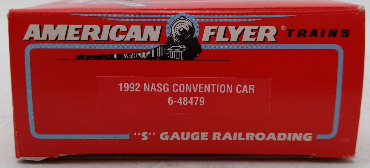American Flyer 6-48479 S Gauge NASG 1992 Convention Nickel Plate Road Flatcar EX/Box