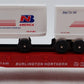 American Flyer 6-48491 S Scale Burlington Northern TCA Flatcar w/BN Trailer load EX/Box