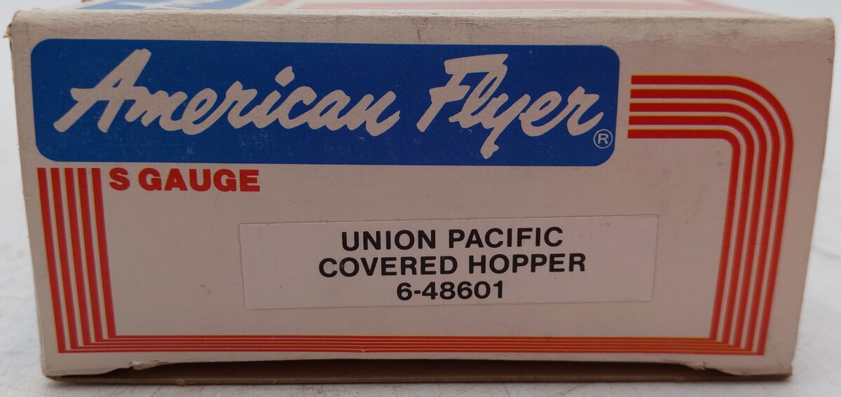 American Flyer 6-48601 S Gauge Union Pacific Covered Hopper #48601 EX/Box