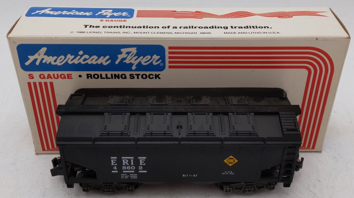 American Flyer 6-48602 S Gauge Erie Covered Hopper #48602 EX/Box