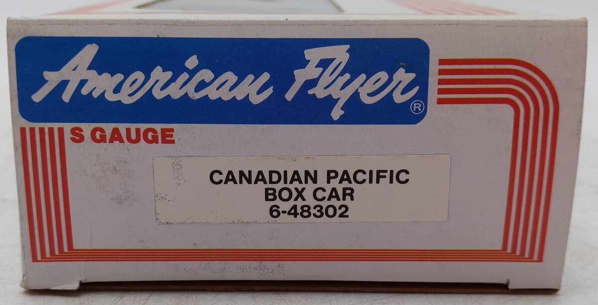 American Flyer 6-48302 S Gauge Canadian Pacific Boxcar #48302 EX/Box