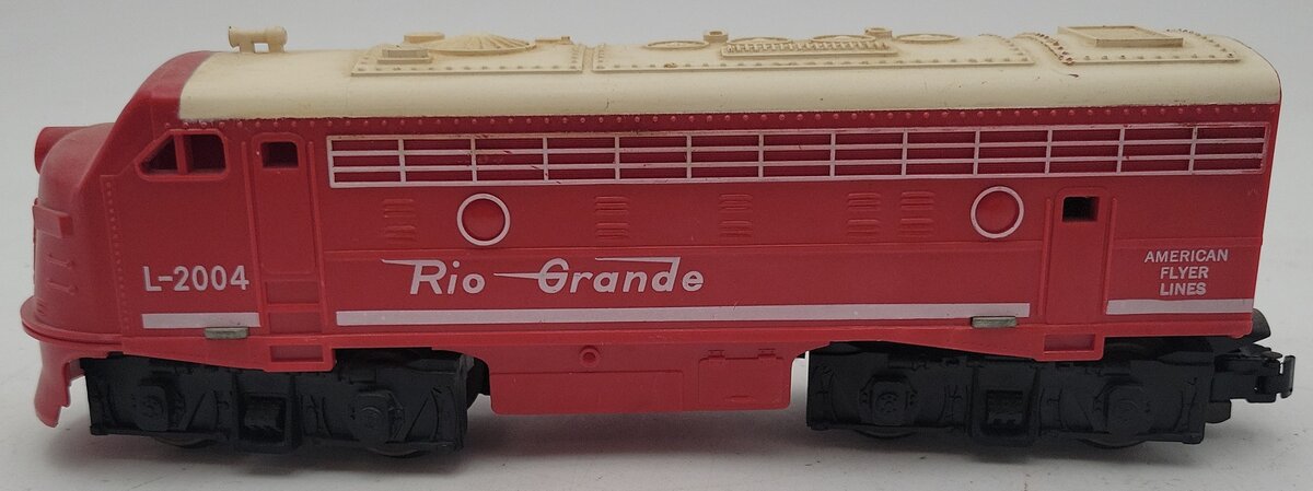 American Flyer L-2004 Vintage S Rio Grande F-9 Diesel Locomotive Engine VG