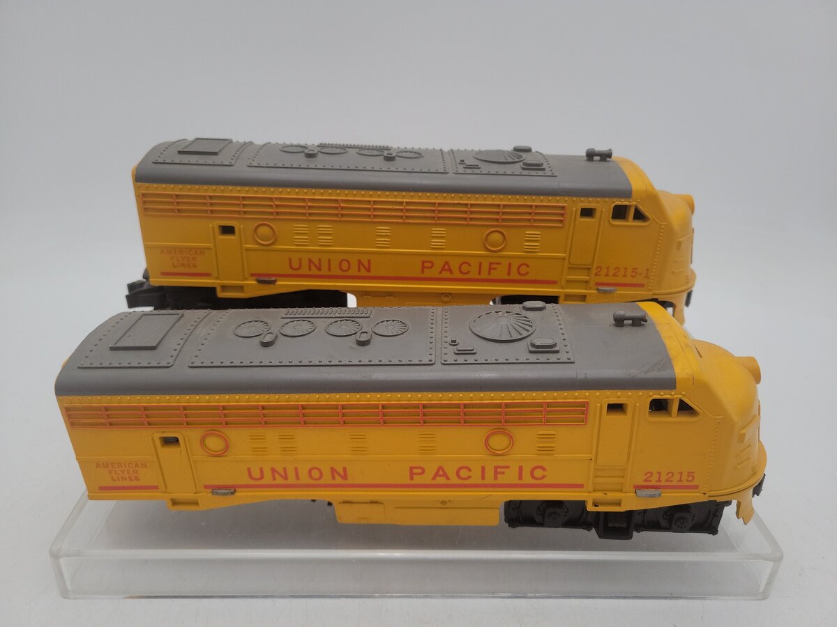 American Flyer 21215 Vintage S AA Union Pacific F9 Diesel Locomotives VG