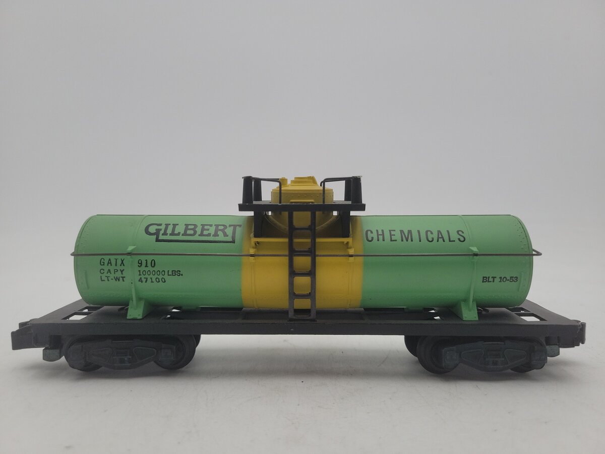 American Flyer 910 Vintage S Gilbert Chemicals Single Dome Tank Car EX