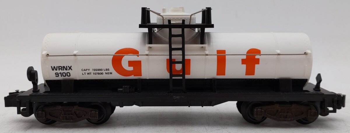 American Flyer 4-9100 S Gauge Gulf Single Dome Tank Car #9100 EX/Box