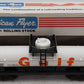American Flyer 4-9100 S Gauge Gulf Single Dome Tank Car #9100 EX/Box