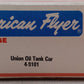 American Flyer 4-9101 S Gauge Union Oil Single Dome Tank Car #9101 EX/Box