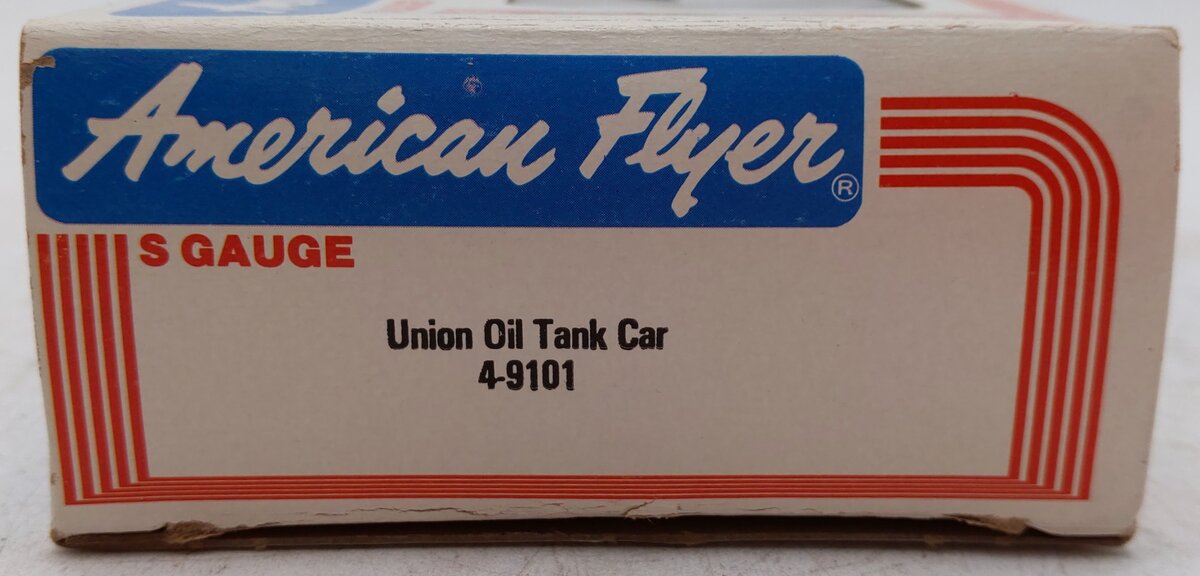 American Flyer 4-9101 S Gauge Union Oil Single Dome Tank Car #9101 EX/Box