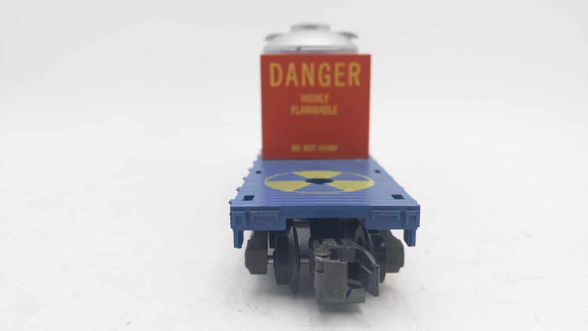 American Flyer 24574 Vintage S USAF Blue Yellow Rocket Fuel Transport Car EX/Box