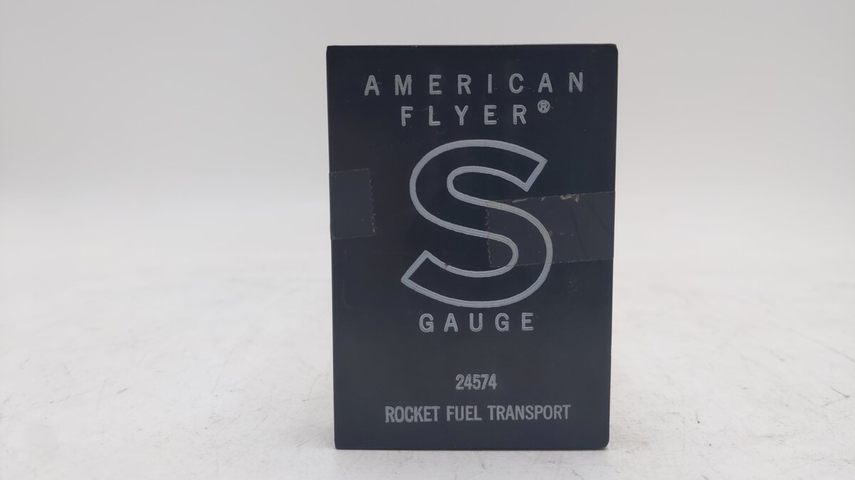 American Flyer 24574 Vintage S USAF Blue Yellow Rocket Fuel Transport Car EX/Box