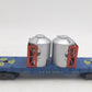 American Flyer 24574 Vintage S USAF Blue Yellow Rocket Fuel Transport Car EX/Box