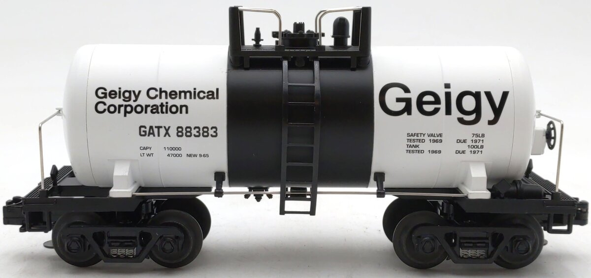 MTH 20-96015 O Gauge Geigy 8,000 Gallon Tank Car #88383 LN