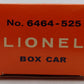 Lionel 6-29237 O Gauge Minneapolis & St. Louis Boxcar #6464525 LN/Box