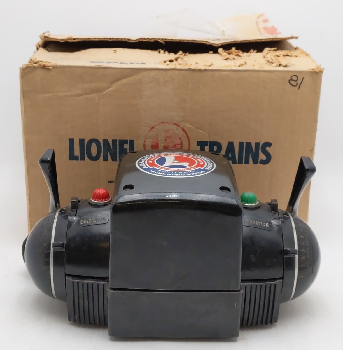 Lionel ZW Vintage O Gauge Trainmaster 275 Watt Transformer with Whistle VG/Box