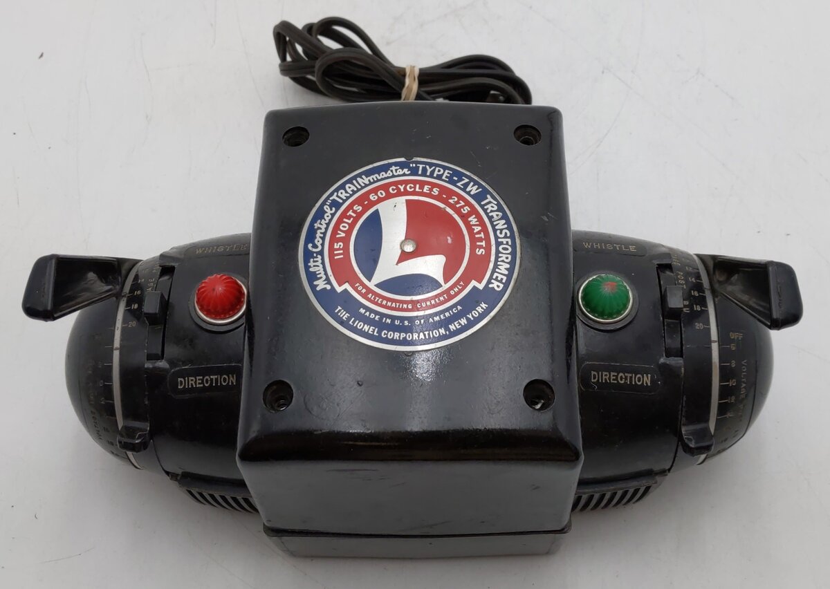 Lionel ZW Vintage O Gauge Trainmaster 275 Watt Transformer with Whistle VG/Box