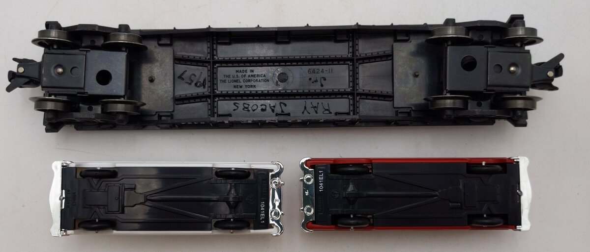 Lionel 6424 Vintage O Lionel Lines Flatcar w/Automobiles EX