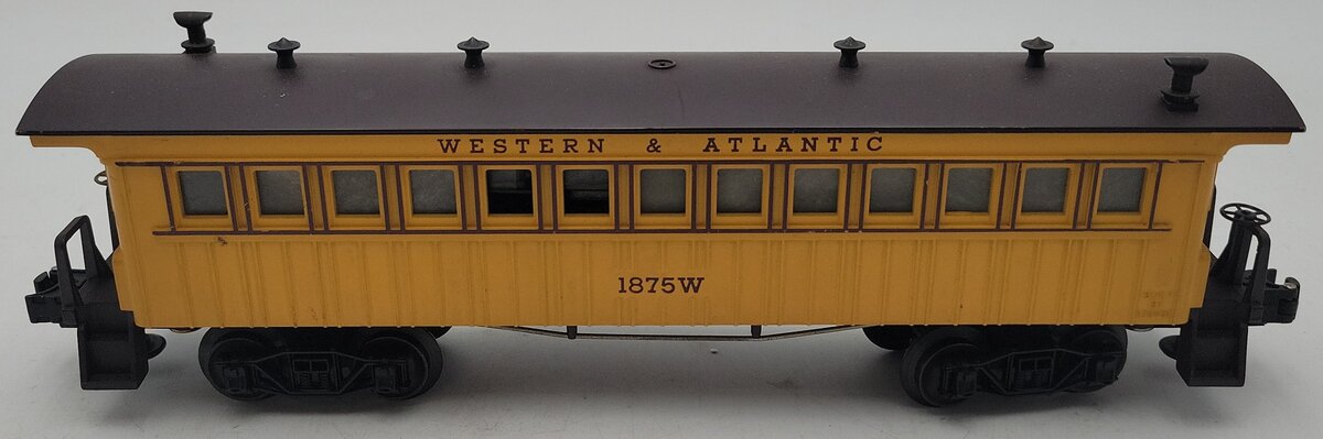 Lionel 1875W Vintage O Western & Atlantic Coach w/Whistle EX