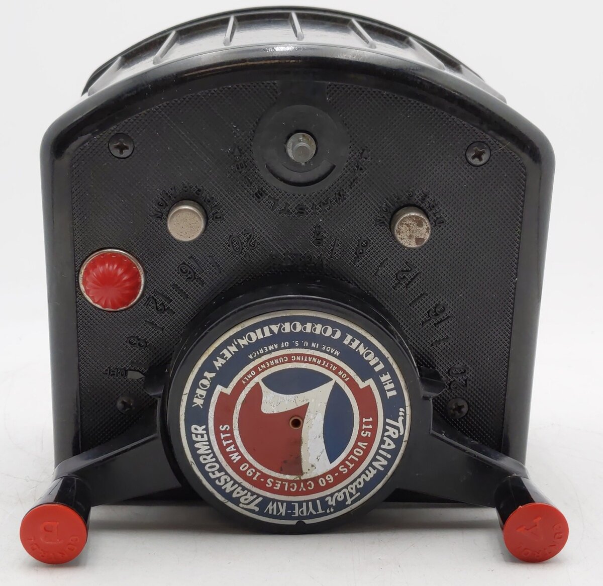 Lionel KW O Vintage Trainmaster 190 Watt 2 Transformer with Whistle VG