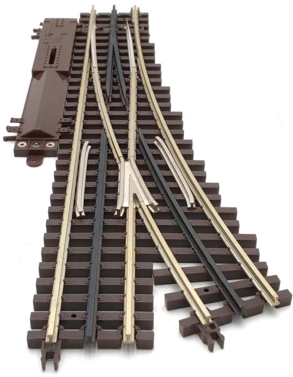 Atlas 6072 O Gauge Nickel Silver O-72 Left Hand Remote Switch Turnout LN/Box