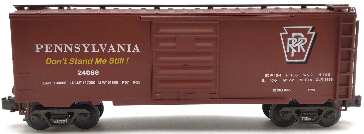 MTH 20-9302 O Gauge Pennsylvania Merchandise Service Boxcar #24086 LN