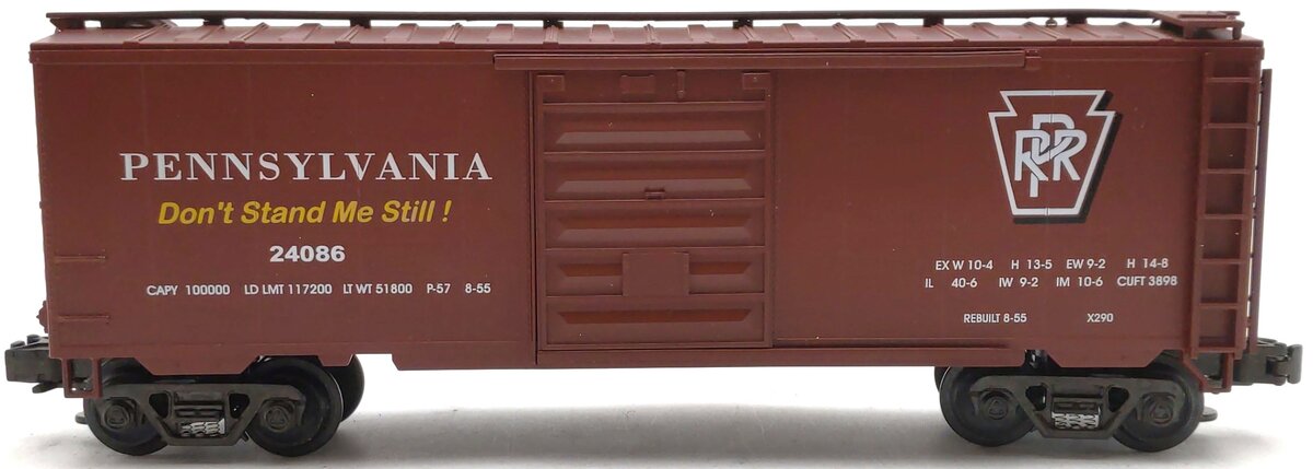 MTH 20-9302 O Gauge Pennsylvania Merchandise Service Boxcar #24086 LN