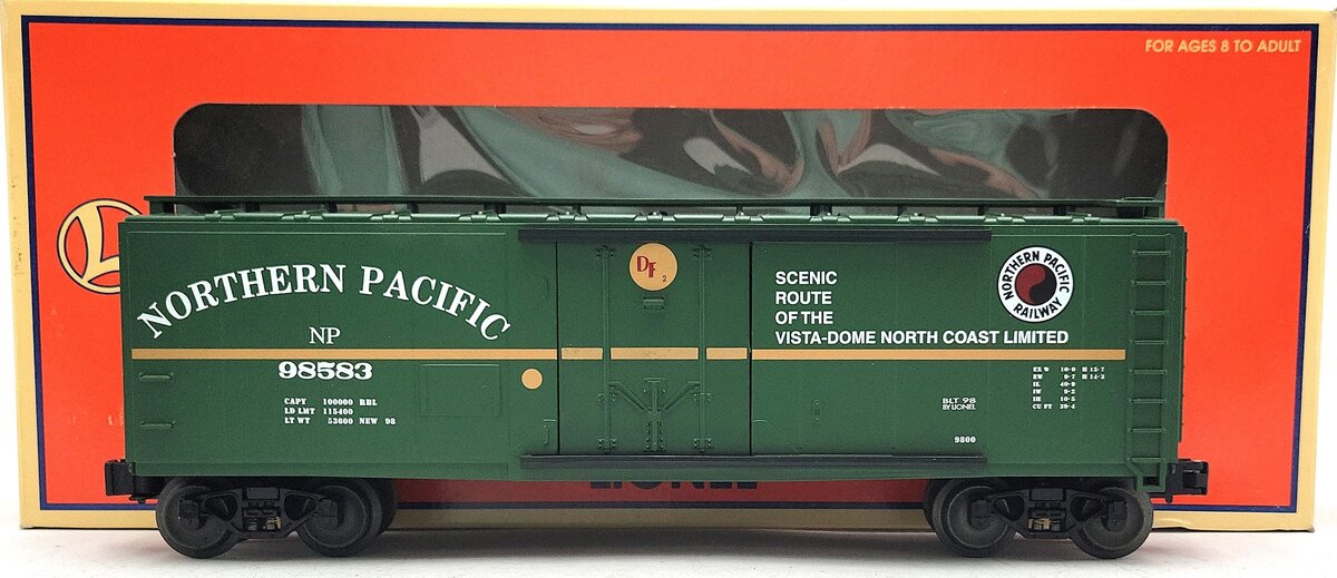 Lionel 6-17316 O Northern Pacific Standard Reefer #98583 EX/Box