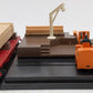 Lionel 264 Vintage O Operating Forklift Platform with 6264 Lumber Car VG