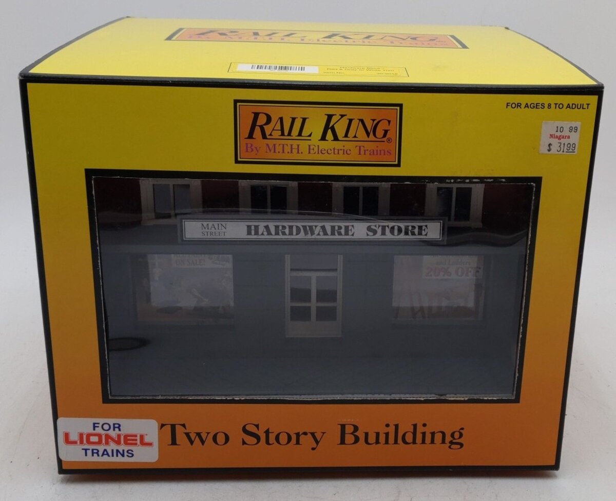 MTH 30-9018 O Hardware Store Red & Gray w/White Trim LN/Box