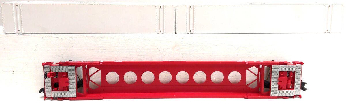MTH 20-95003 O Gauge Southern Pacific Husky Stack Car #2415 w/Containers EX/Box