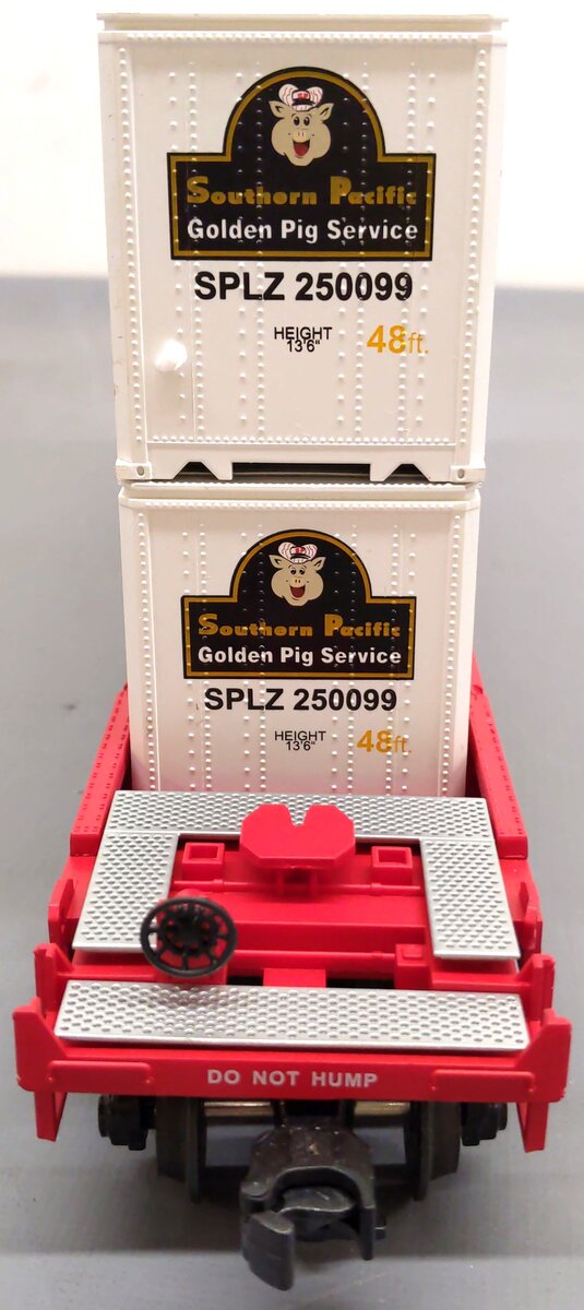 MTH 20-95003 O Gauge Southern Pacific Husky Stack Car #2415 w/Containers EX/Box