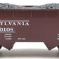 MTH 20-97447 O Gauge Pennsylvania 2-Bay Hopper Car with Coal Load #250108 LN/Box