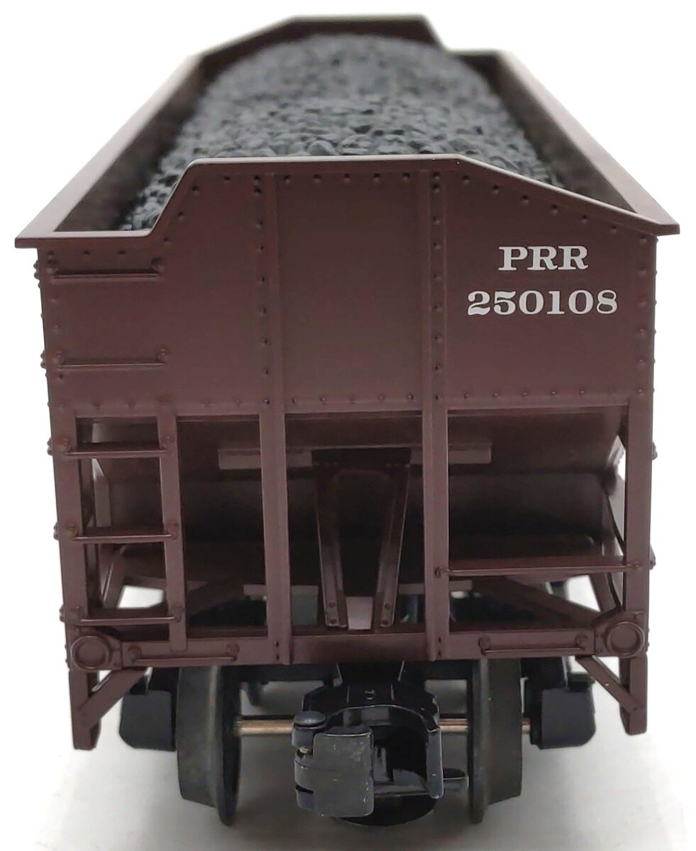 MTH 20-97447 O Gauge Pennsylvania 2-Bay Hopper Car with Coal Load #250108 LN/Box