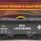 MTH 20-97451 O Erie Lackawanna 2-Bay Offset Hopper Car #29400 LN/Box