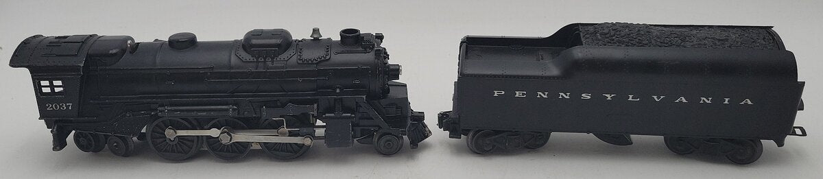 Lionel 2037 Vintage O 2-6-4 Die-Cast Steam Locomotive w/ 2046W Tender VG