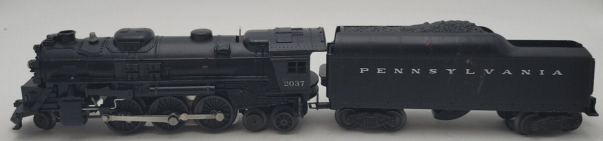 Lionel 2037 Vintage O 2-6-4 Die-Cast Steam Locomotive w/ 2046W Tender VG