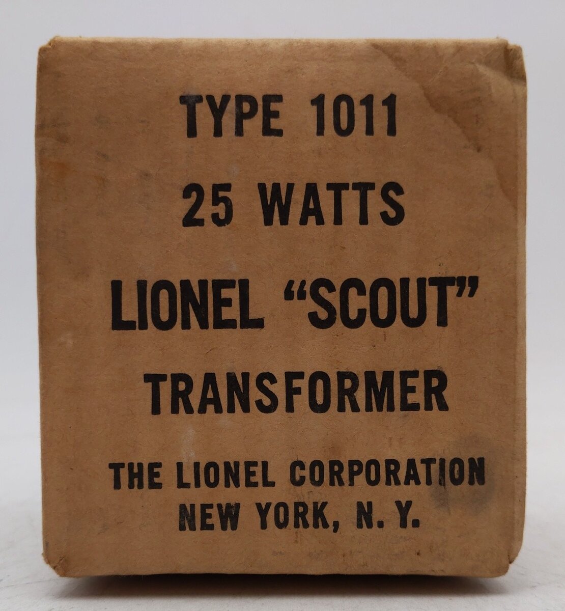 Lionel 1011 Vintage O 25 Watt Transformer MT/Box