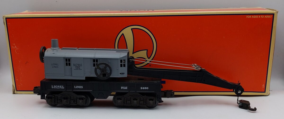 Lionel 6-19834 O Gauge Lionel Lines 6-Wheel Crane Car LN/Box
