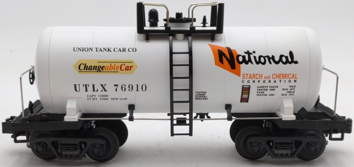MTH 20-96004 O Gauge National Starch & Chemical Co. 8000 Gallon Tank Car #76910 LN/Box