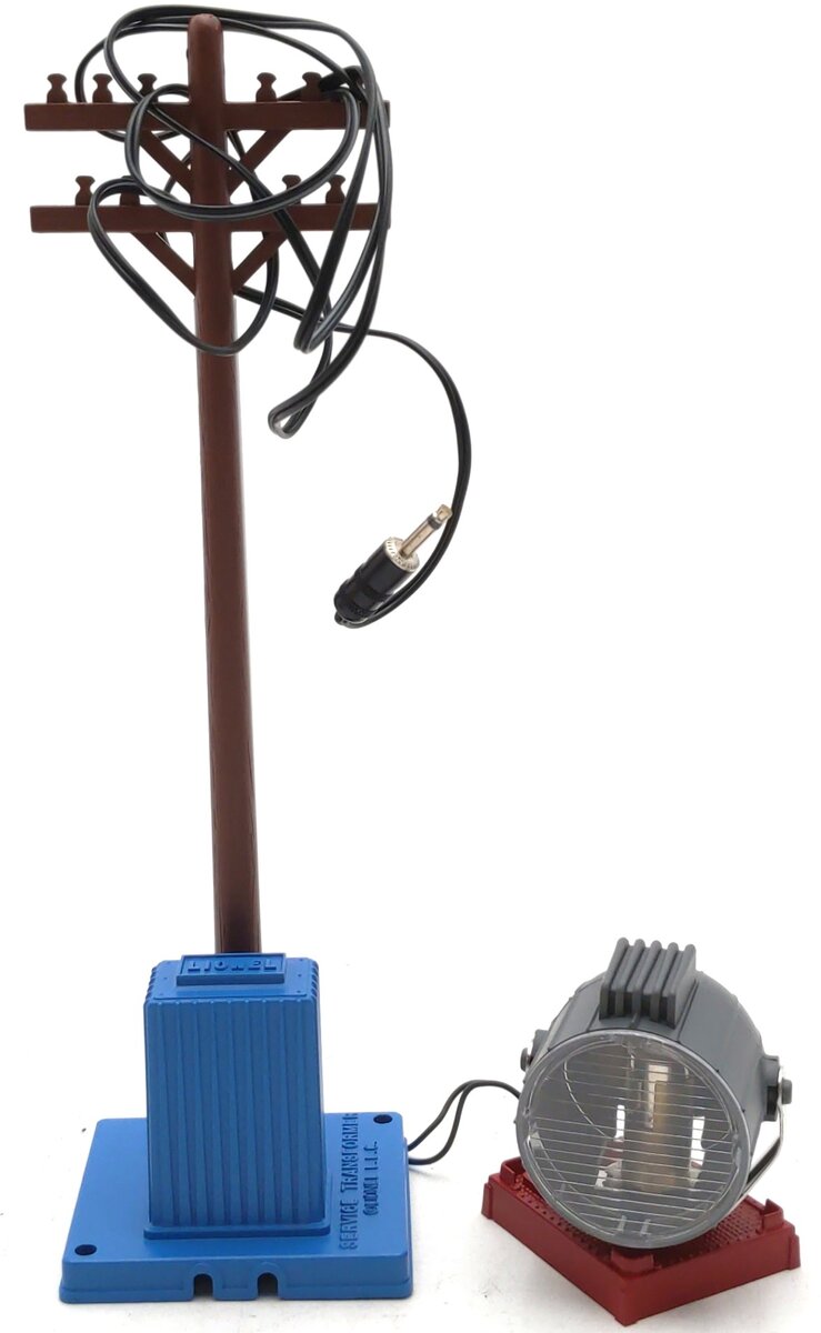 Lionel 6-29826 PWC 3530 O Gauge EMD Generator Car & Light Pole LN/Box