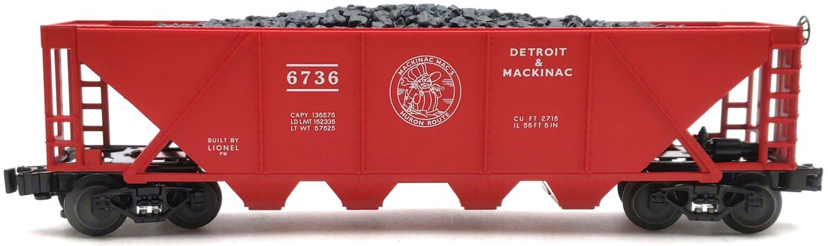 Lionel 6-19355 PWC #6736 Quad Hopper LN/Box